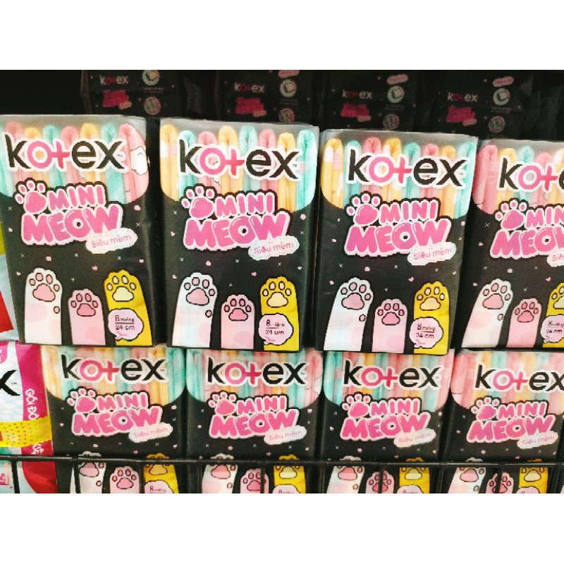 KOTEX MINI MEOW DÀNH CHO TUỔI TIN