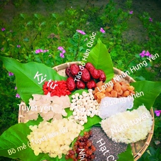 Chè Dưỡng Nhan Tuyết Yến 14 VỊ gói lớn nấu được 4 lít 500g