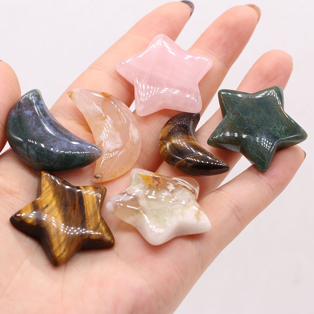 Viên Đá Thạch Anh Tím Tự Nhiên Hình Ngôi Sao Dùng Trang Trí Bể Cá