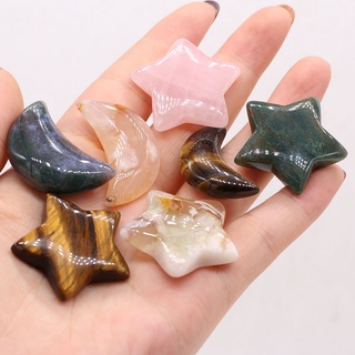Viên đá thạch anh tím tự nhiên hình ngôi sao dùng trang trí bể cá