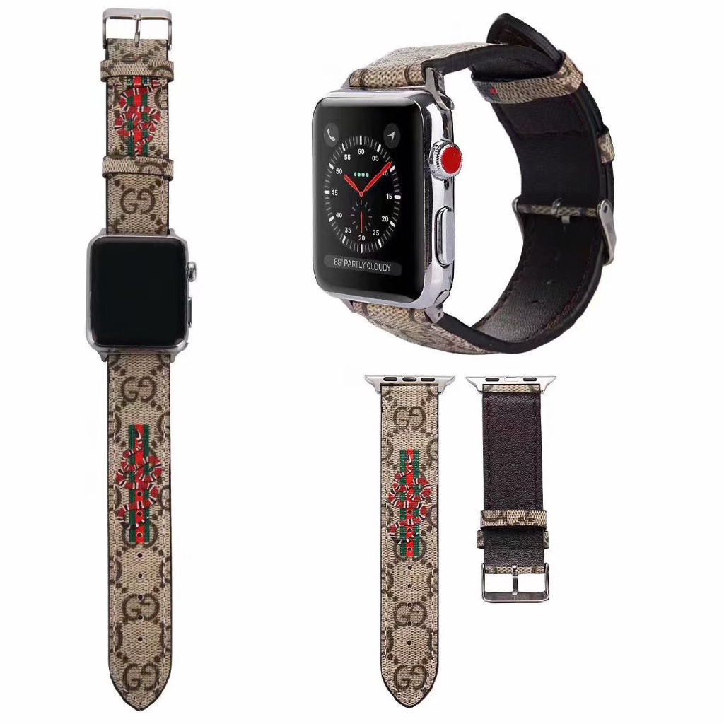 Dây Đeo Bằng Da Sang Trọng Cho Đồng Hồ Thông Minh Apple Iwatch 38mm 40mm 44mm 42mm Series 6 SE 5 4 3 2 1