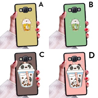 ỐP LƯNG SAMSUNG A5 2015 LY TRÀ SỮA GẤU ĐÁNG YÊU