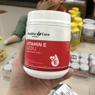 VIÊN UỐNG VITAMIN E HEALTHY CARE 500IU 200v