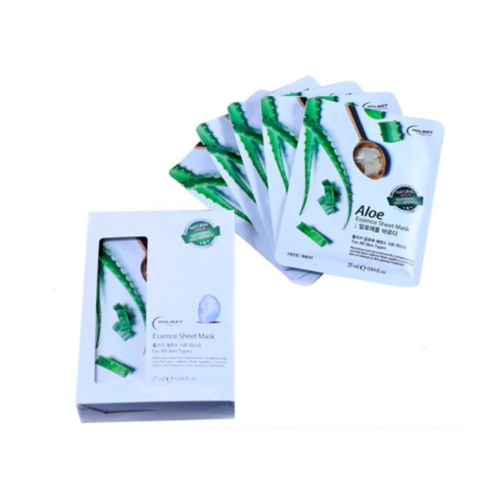 Mặt nạ giấy - Mặt nạ dưỡng da chiết xuất từ Lô Hội cấp ẩm &amp; làm trắng HOLIKEY Hàn Quốc