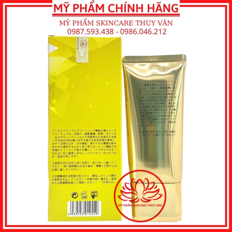 Kem Chống Nắng Nhật Bản Chính Hãng ZUNYA 65ml