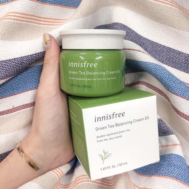 Kem Dưỡng Da Trà Xanh Innisfree Green Tea Balancing Cream EX 50ml