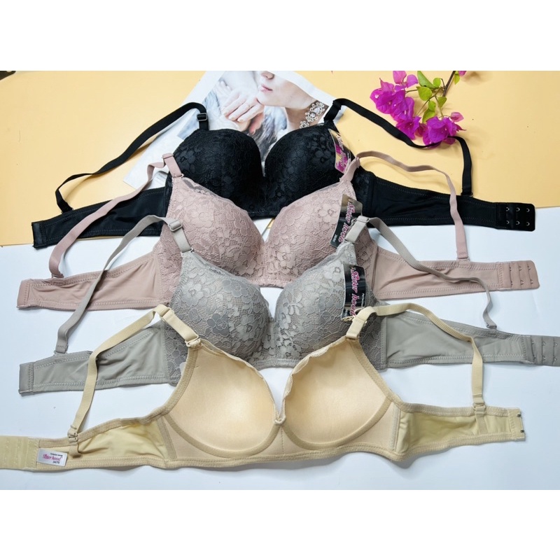 Áo lót nữ, áo ngực không gọng Thái Lan Sisterhood 7306 đệm mỏng nâng ngực