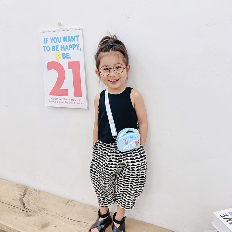 Túi Mini Silicon Cho Bé Hoạ Tiết Hoạt Hình Melody Kèm Dây Lụa Đeo Chéo Kích Thước 12x7cm TB01