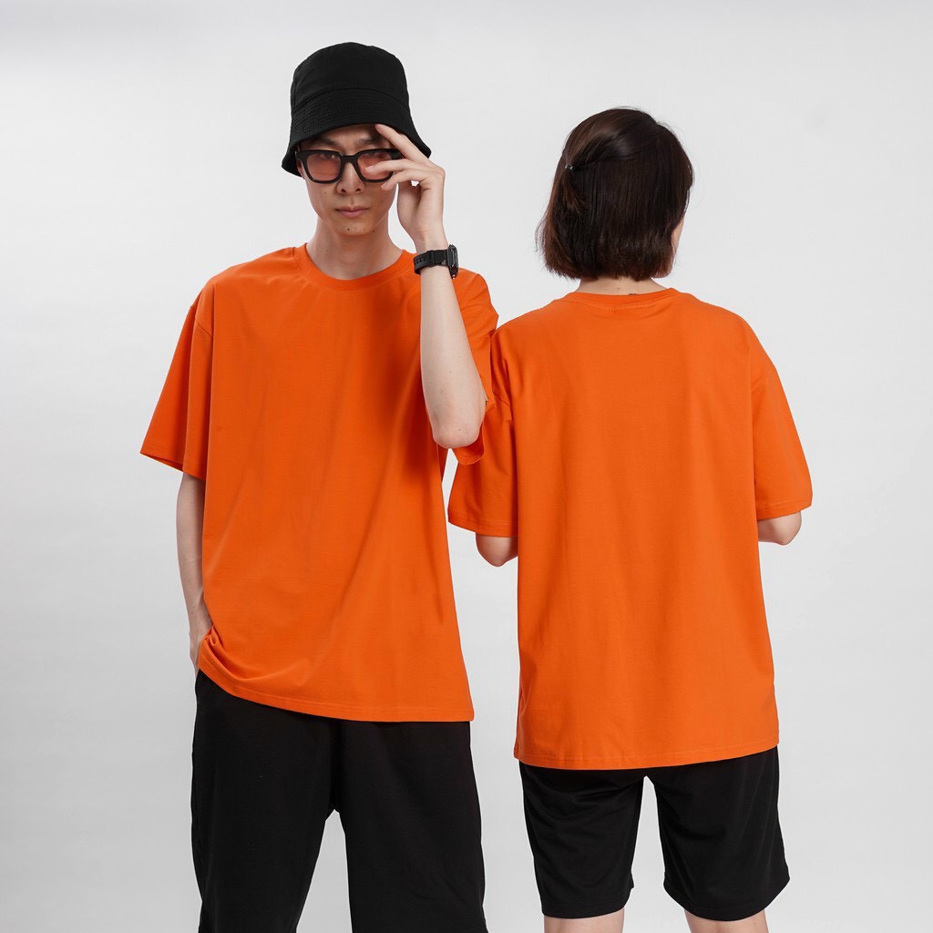 Áo Thun Trơn Tay Lỡ Basic Tee Form Rộng Unisex Chất Cotton - Áo Phông Trơn Nam Nữ T M Store Ảnh Thật | BigBuy360 - bigbuy360.vn