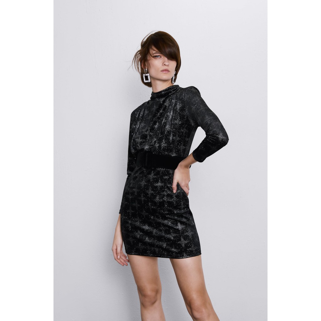 Váy nhung ZARA Auth