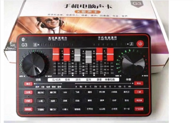 SOUND CARD BLUETOOTH G3 AUTOTUNE ÂM THANH ĐẲNG CẤP HOÀN HẢO