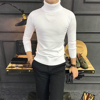 Áo len nam cổ lọ loại 1