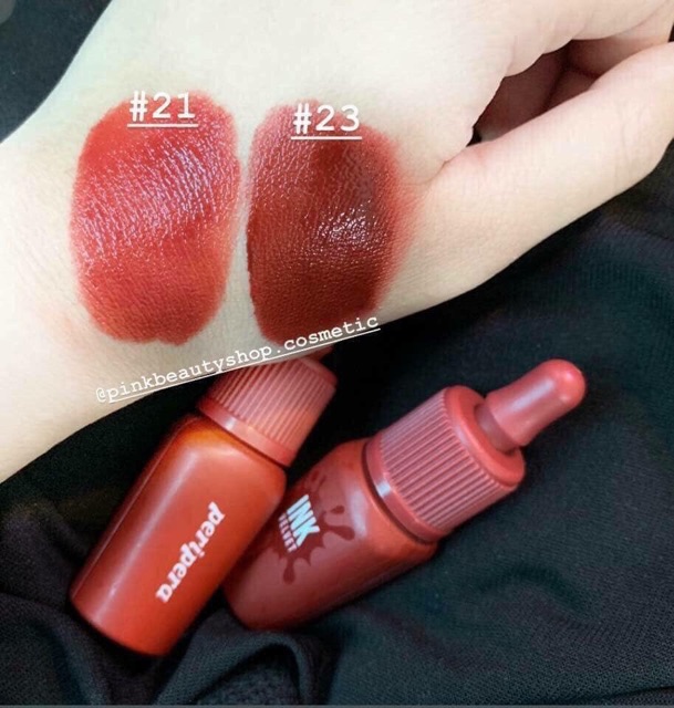 ( Sẵn ) Son kem INK VELVET PERIPERA màu 22 - 23 | Thế Giới Skin Care