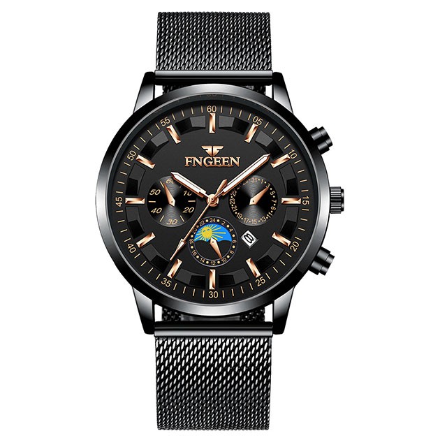 Đồng hồ nam chính hãng, Đồng hồ nam FNGEEN dây thép cao cấp không gỉ chính hãng 5123 - Aka Mart | BigBuy360 - bigbuy360.vn