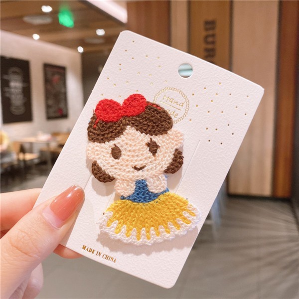 Kẹp Tóc Hàn Quốc Kẹp Tóc Len Hình Công Chúa Cho Bé UMI K05