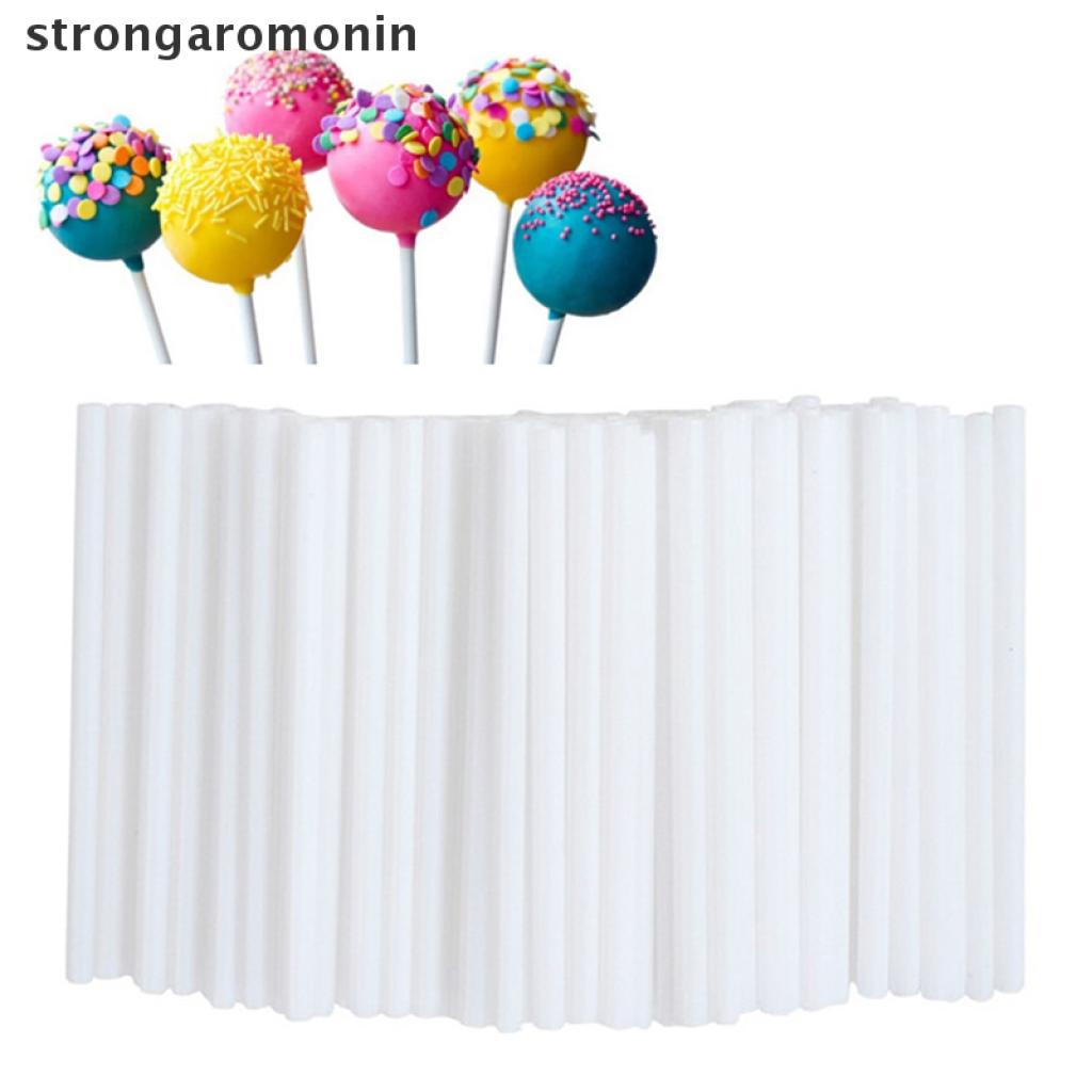 Set 100 Que Nhựa Làm Kẹo Mút Tiện Dụng
