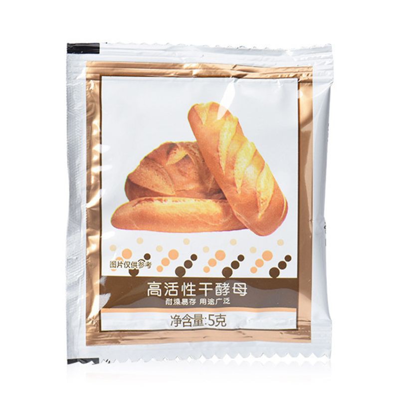 lucky* 50g Bread Yeast Active Dry Yeast High Glucose Tolerance Kitchen Baking Supplies