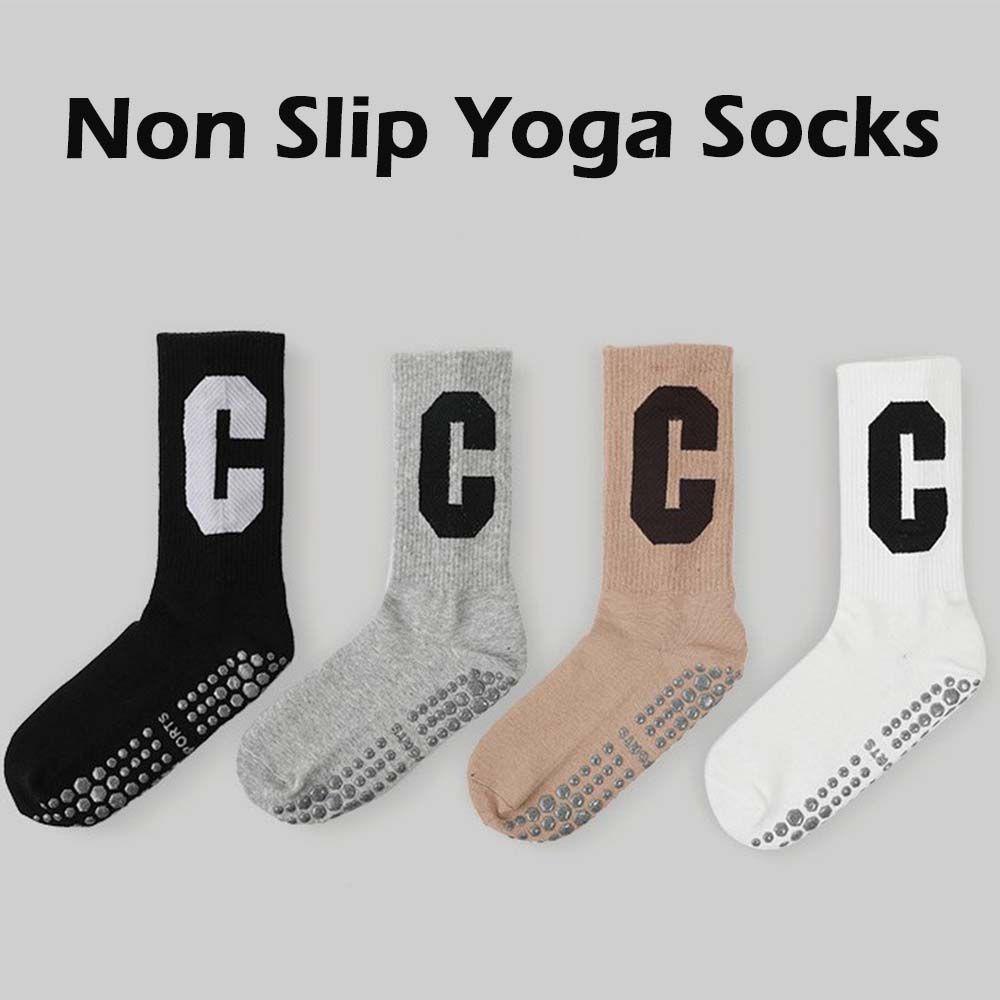 Vớ Cotton Thoáng Khí Chống Trượt Nhanh Khô Free Size Dùng Tập Yoga / Pilates