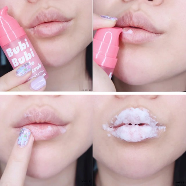 (HOT HOT)Mặt Nạ Sủi Bọt Mặt Và Môi Bubi Lip