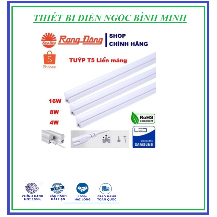 Bộ đèn LED Tuýp T5 N02 30/4W [TUBE BD LT03 T5 4w,8w,16w chính hãng rạng đông