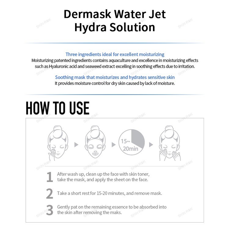 Set 5 mặt nạ Dr.Jart+ Vital Hydra Solution