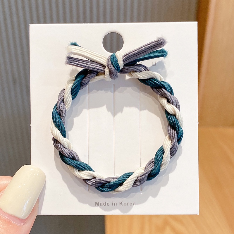 Dây Buộc Tóc Cao Su Kiểu Hàn Quốc Đơn Giản Thời Trang Cho Nữ