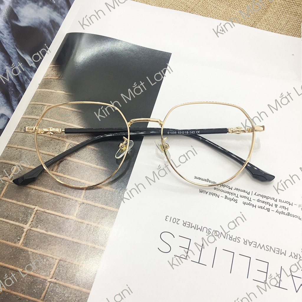 Gọng Kính Cận Kim Loại Đa Giác họa tiết nhiều màu Lani 61035 - Lắp Mắt Cận Theo Yêu Cầu | BigBuy360 - bigbuy360.vn