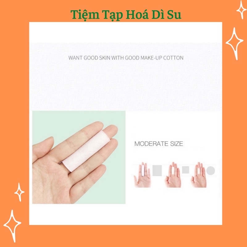 Bông tẩy trang cotton nội địa Trung siêu dai va mềm mịn cho da