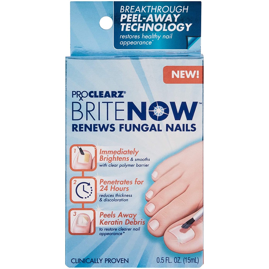 Sơn móng hỗ trợ nấm móng PROCLEARZ Brite Now Renew Fungal Nails 15ML