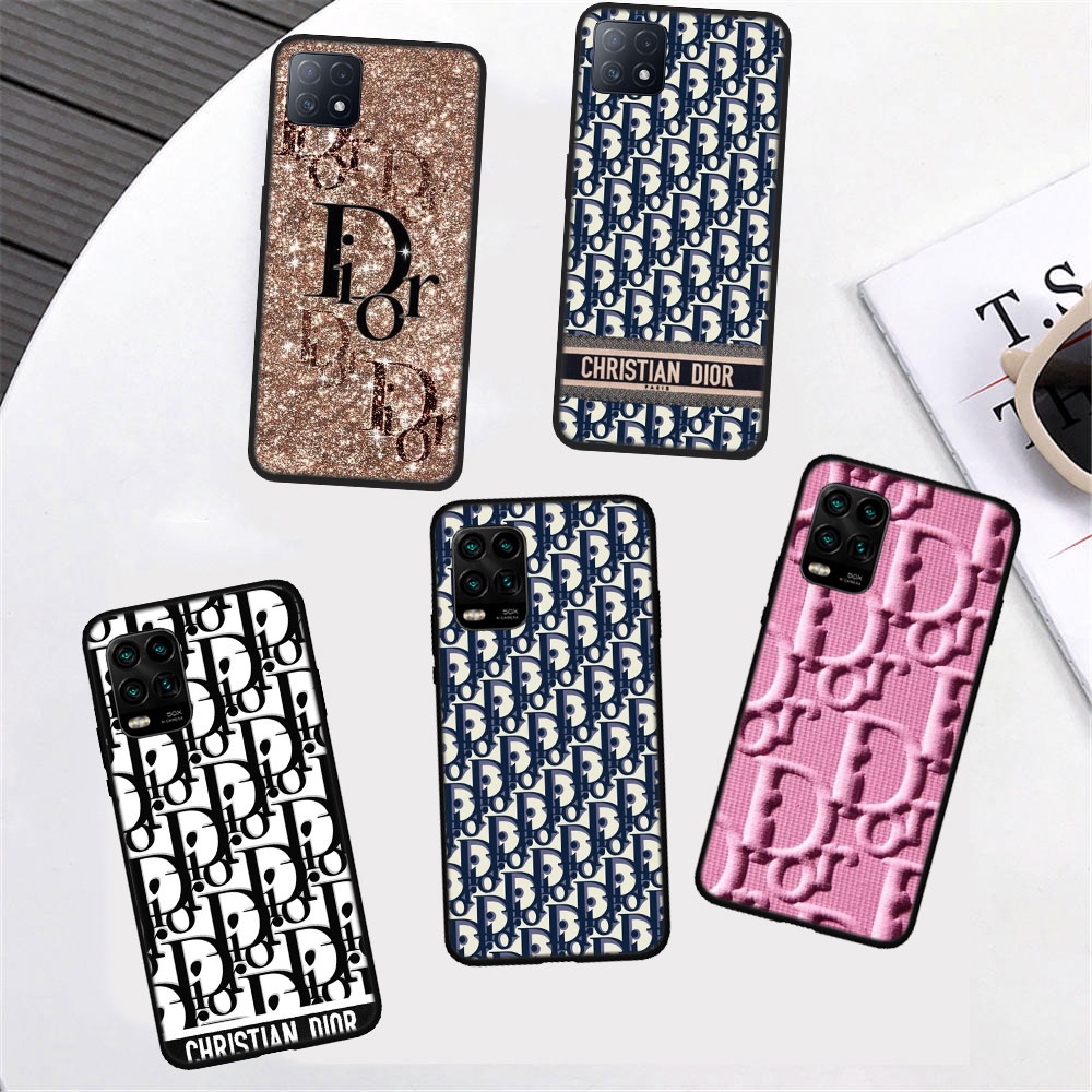 Ốp điện thoại silicon mềm họa tiết Dior thích hợp cho Samsung Galaxy M02 A02 A03S A6 A7 A8 A9 A10 A10S Plus Wzi48