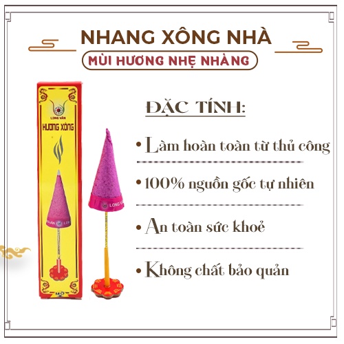 Hộp Nhang Xông Nhà Mang May Mắn Tài Lộc Vào Nhà Nhỏ Gọn Không Chiếm Diện Tích Nhang Đèn Thiên Lộc