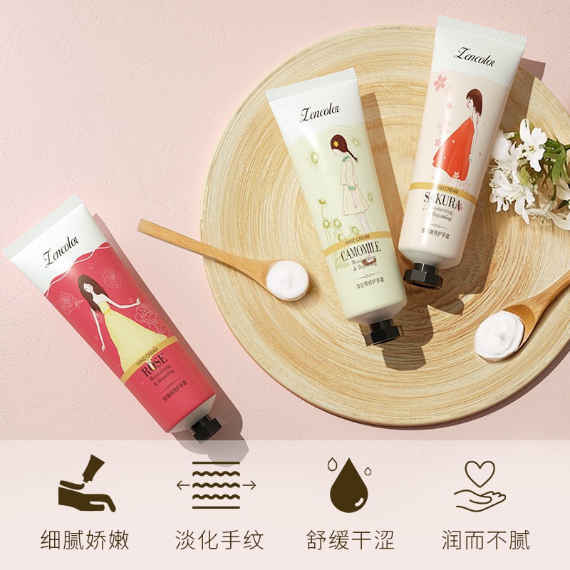 Kem dưỡng da tay, chân mềm mịn, thơm tự nhiên Maycreate Flower of Story Perfumed Hand Essence