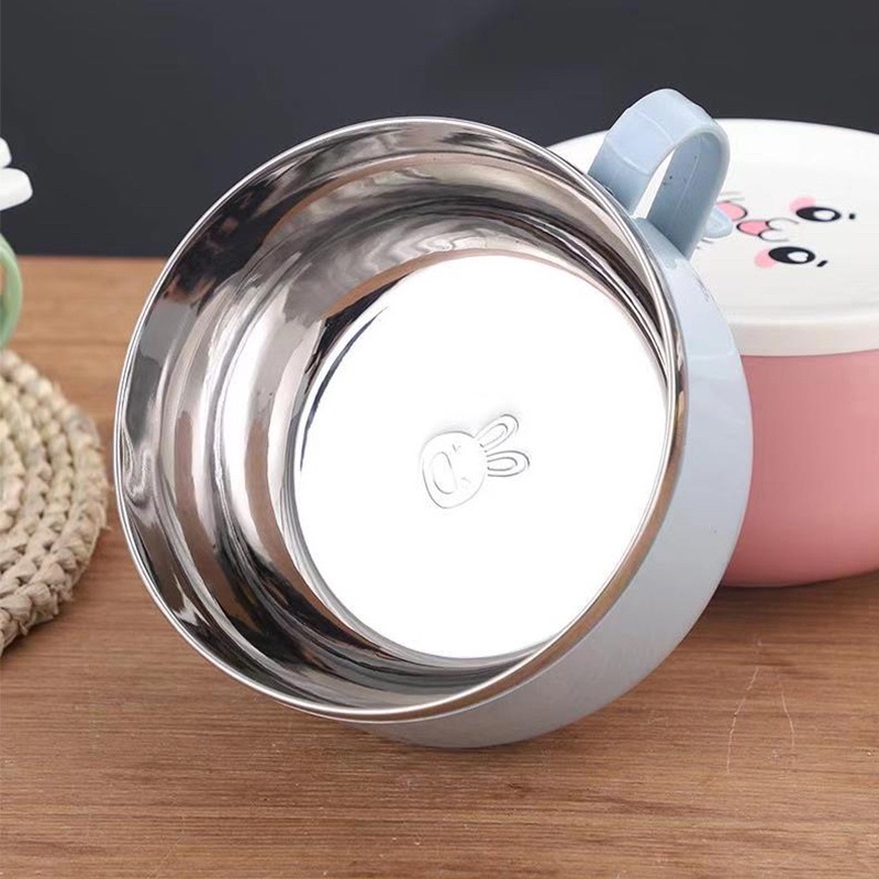 Bát tô úp mỳ, bát mặt thỏ  tô úp mì ăn cơm ngộ nghĩnh kute cách nhiệt chống nóng