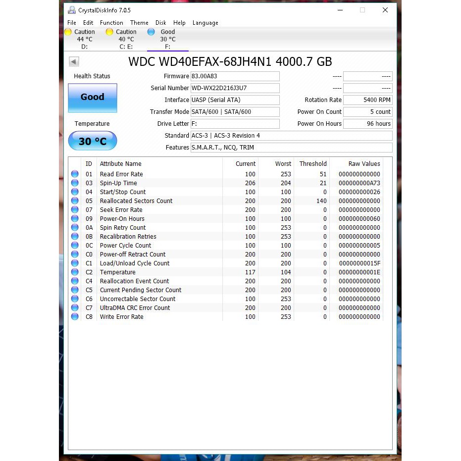 HDD 4TB RED 256M Cache chuyên dụng cho Nas và Sever | BigBuy360 - bigbuy360.vn