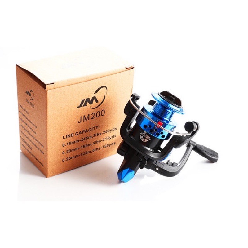 máy câu YF 200 cuốn sẵn cước dành cho người mới tập câu giá rẻ