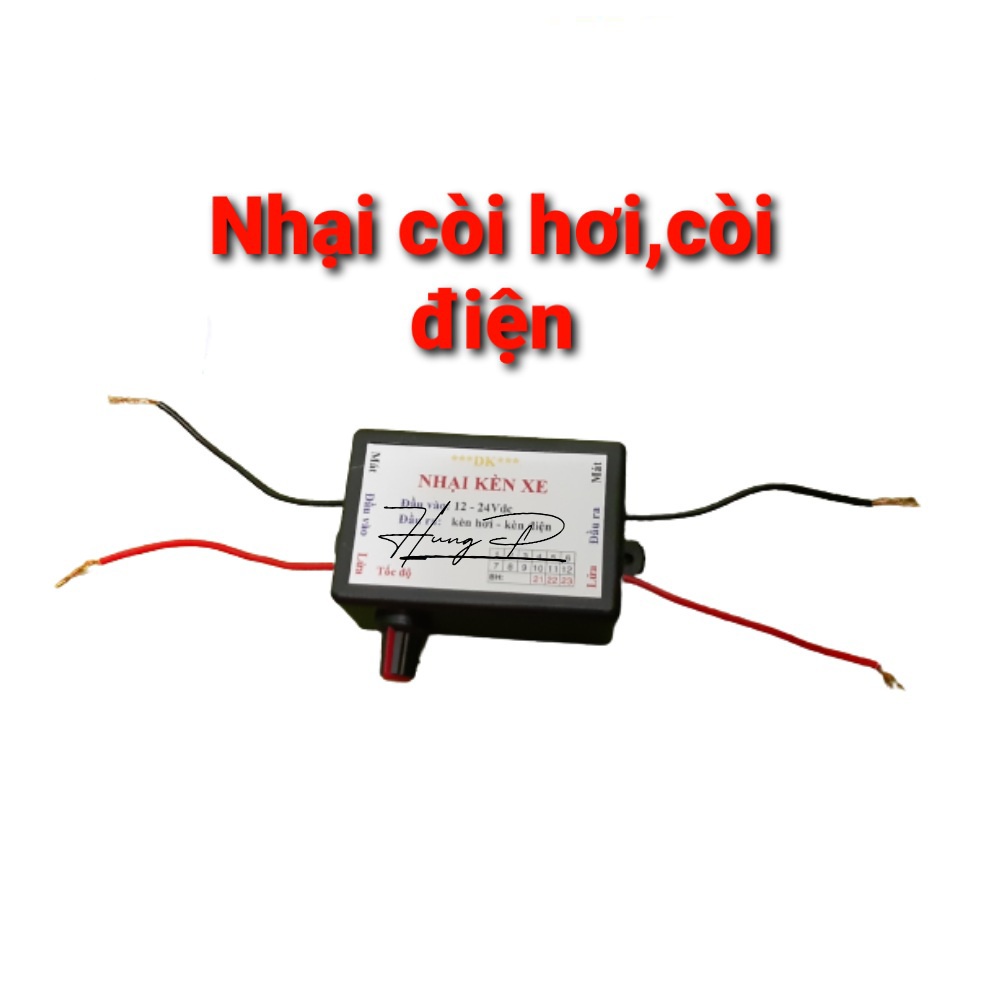 Nhại còi sên,còi đĩa ô tô dùng điện 12v