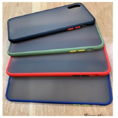 [Bán Giá Gốc]Ốp lưng nhám mờ cho iPhone Xs Max/ XR/ XS/ X/ 8 Plus/ 7 Plus Viền màu chống sốc