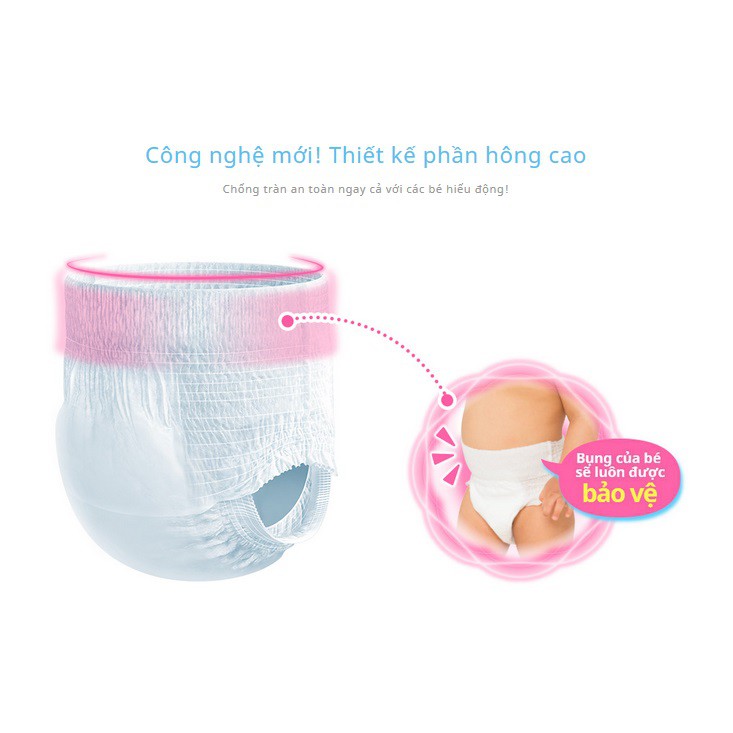 Tã Quần Moony Nhật Size M 58 Miếng (6-11kg)