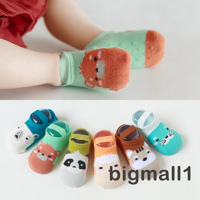 BIGMALL-0-6YEARS Kids Socks, Cartoon Animal Print Breathable Short Tube Summer Socks