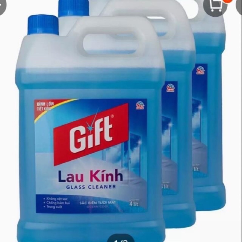 Nước lau kính Gift can 4kg