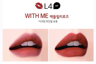 💄Son thỏi lì Merzy màu L4 Đỏ gạch