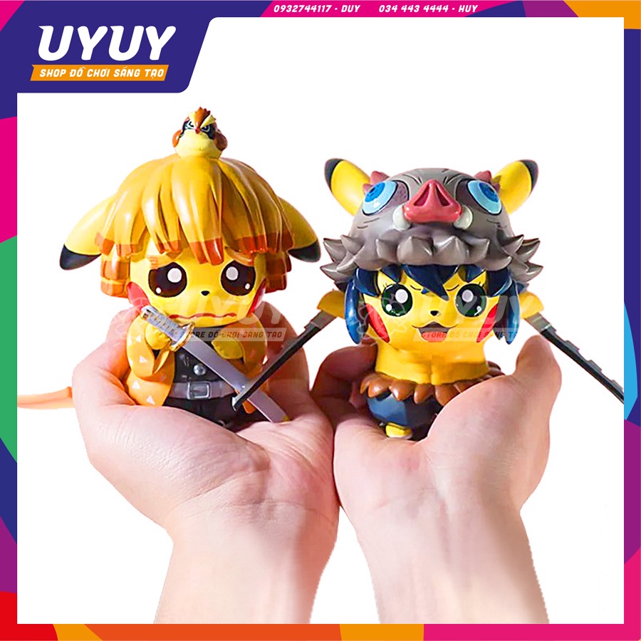 Mô Hình Pikachu Cosplay Dễ Thương, Tinh Xảo, Sắc Nét
