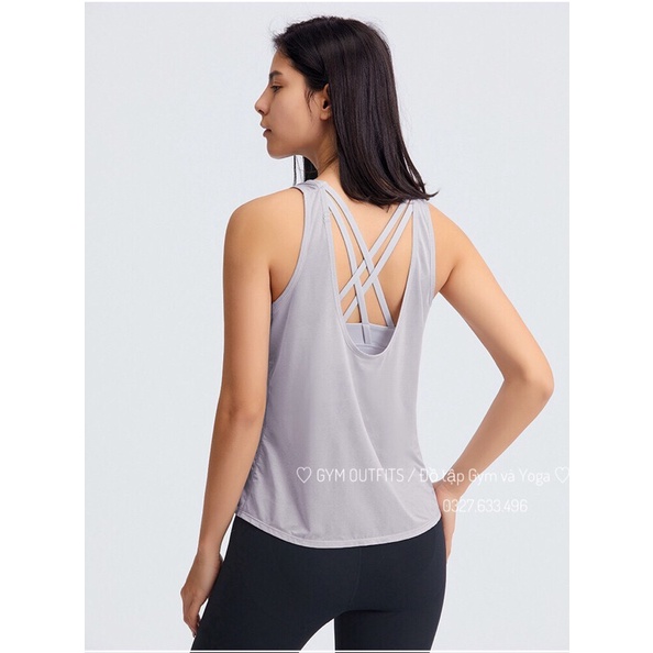 Áo Tập Reenergizead 2-in -1 Tank Lululemon - Áo Tank Liền Bra Tập Yoga Gym Cao Cấp