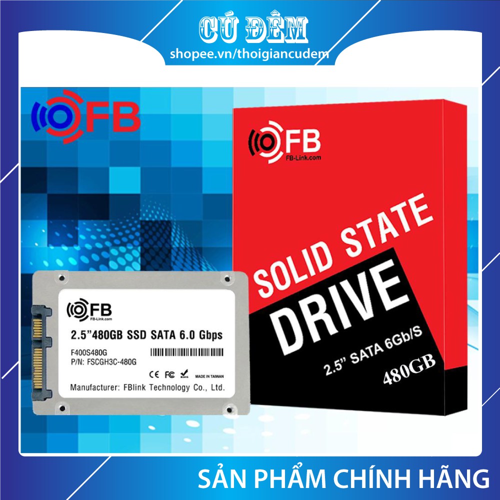 Ổ Cứng SSD FB-Link 480GB 240GB 120GB HM300 2.5 inch, SATA III BH Chính Hãng 3 năm | BigBuy360 - bigbuy360.vn