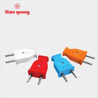 Phích cắm Điện Quang chân tròn.