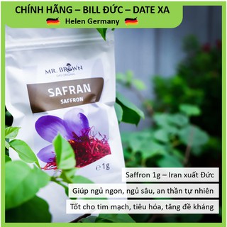 Nhụy hoa nghệ tây Saffron Mr.Brown 1g - Chính hãng Đức