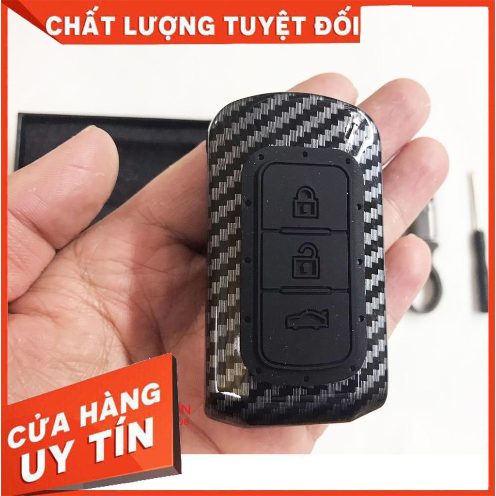 Ốp Chìa Khóa các xe Xpander, Outlander, Attrage chất liệu cacbon (dùng chung các xe)