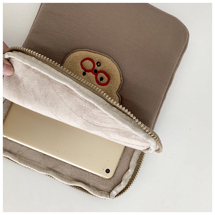 Bentoy túi đựng máy tính xách tay hình gấu thời trang Hàn Quốc cho ipad 15 13 11 10,5 10,2 | BigBuy360 - bigbuy360.vn