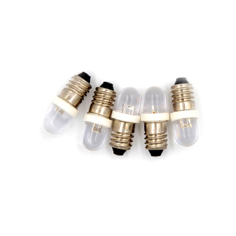 Set 5 bóng đèn LED E10 công suất thấp thiết kế chuyên dụng