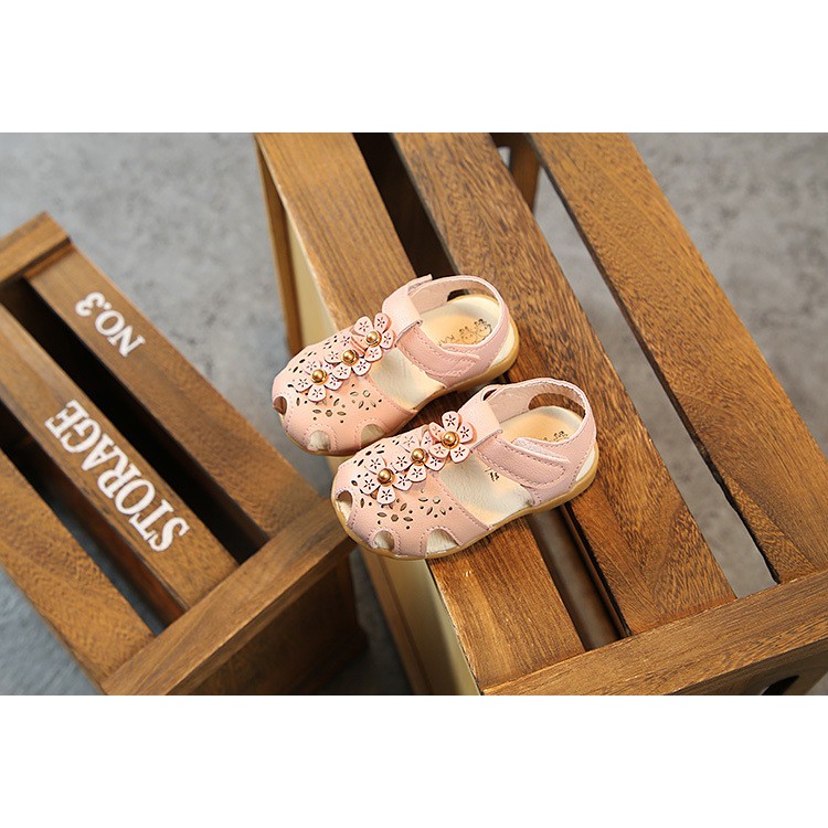 Dép sandal tập đi bé gái size 15-19